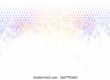 Light Purple vector backdrop with dots. Abstract illustration with colored bubbles in nature style. Pattern for textures of wallpapers.