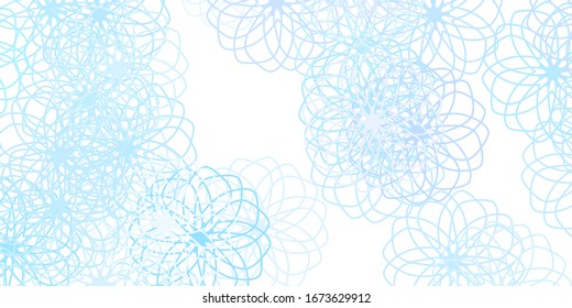 Light Purple vector backdrop with dots. Illustration with set of shining colorful abstract spheres. Pattern for wallpapers, curtains.