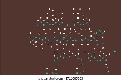 Light Purple vector backdrop with dots. Beautiful colored illustration with blurred circles in nature style. Pattern of water, rain drops.