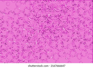 Light purple vector backdrop with dots. Blurred decorative design in abstract style with bubbles. Pattern for ads, leaflets.