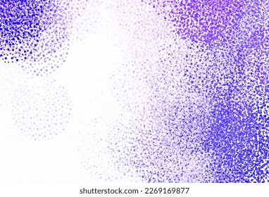 Light Purple vector backdrop with dots. Modern abstract illustration with colorful water drops. Pattern for textures of wallpapers.