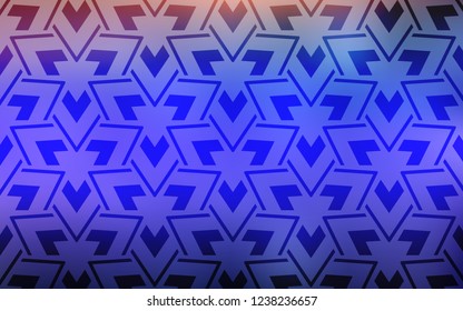 Light Purple vector backdrop with lines, triangles. Beautiful illustration with triangles in nature style. Template for wallpapers.