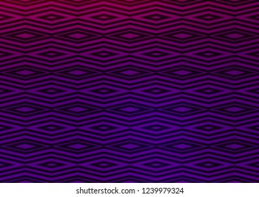 Light Purple vector backdrop with lines, cubes. Shining colorful illustration with lines, rectangles. Best design for your ad, poster, banner.