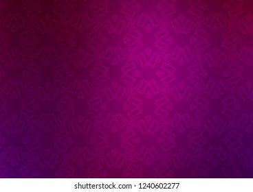 Light Purple vector backdrop with lines, rhombus. Abstract illustration with colorful lines, cubes. Pattern for busines ad, booklets, leaflets