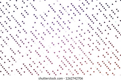 Light Purple vector backdrop with lines, triangles. Decorative design in abstract style with triangles. Best design for your ad, poster, banner.