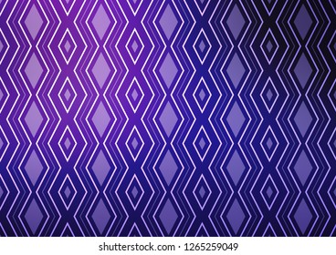 Light Purple vector backdrop with lines, cubes. Shining colorful illustration with lines, rectangles. Smart design for your business advert.