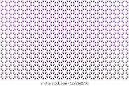 Light Purple vector backdrop with lines, triangles. Illustration with set of colorful triangles. Pattern for commercials.