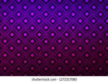 Light Purple vector backdrop with lines, cubes. Colorful lines, squares on abstract background with gradient. Best design for your ad, poster, banner.