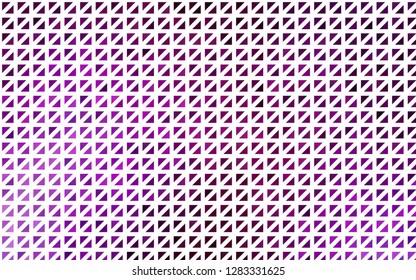 Light Purple vector backdrop with lines, triangles. Illustration with set of colorful triangles. Best design for your ad, poster, banner.