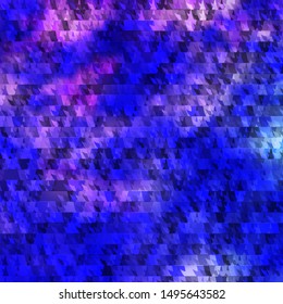 Light Purple vector backdrop with lines, triangles. Colorful illustration with triangles in simple style. Pattern for websites.