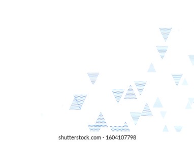 Light Purple vector backdrop with lines, triangles. Decorative design in abstract style with triangles. Smart design for your adverts.