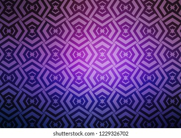 Light Purple vector backdrop with long lines. Shining illustration with lines on abstract template. Best design for your ad, poster, banner.