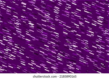 Light Purple vector backdrop with long lines. Decorative shining illustration with lines on abstract template. Best design for your ad, poster, banner.