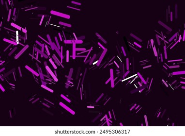 Light Purple vector backdrop with long lines. Lines on blurred abstract background with gradient. Pattern for websites, landing pages.