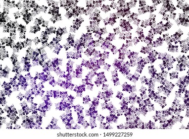 Light Purple vector backdrop with memphis shapes. Modern abstract illustration with colorful random forms. Background for a cell phone.