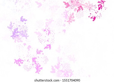 Light Purple vector backdrop with memphis shapes. Simple colorful illustration with abstract gradient shapes. Simple design for your web site.