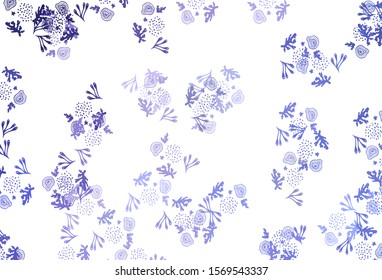 Light Purple vector backdrop with memphis shapes. Illustration with colorful gradient shapes in abstract style. Background for a cell phone.