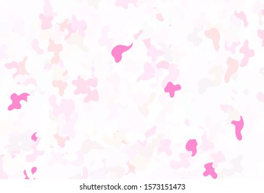 Light Purple vector backdrop with memphis shapes. Decorative design in abstract style with random forms. Best smart design for your business.