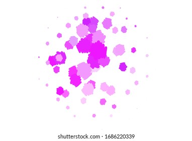 Light Purple vector backdrop with memphis shapes. Modern abstract illustration with colorful random forms. Modern design for your business card.