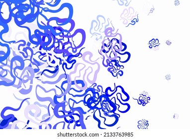 Fondo vector claro púrpura con formas memphis. Ilustración simple y colorida con formas abstractas de gradiente. Diseño moderno para su tarjeta de visita.