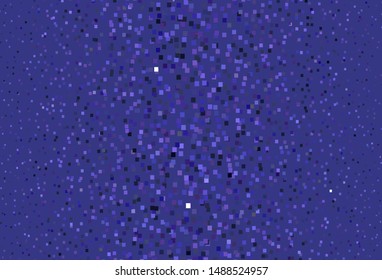Light Purple vector backdrop with rhombus. Decorative design in abstract style with rectangles. Best design for your ad, poster, banner.