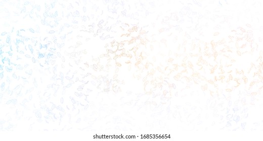 Hellviolette Vektorillustration mit Frauensymbole. Farbige Feminismus-Symbole mit Farbverlauf im modernen Stil. Hintergrund für den Internationalen Frauentag.