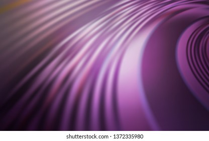 Light Purple vector backdrop with wry lines. Brand new colorful illustration in simple style. Colorful wave pattern for your design.