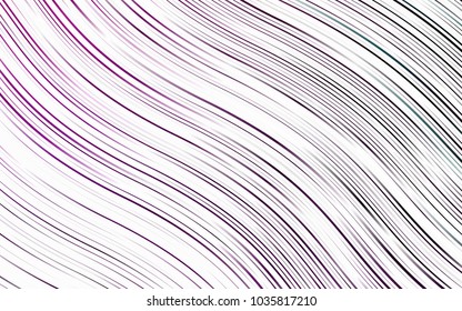 Light Purple vector background with abstract lines. Shining crooked illustration in marble style. A new texture for your  ad, booklets, leaflets.