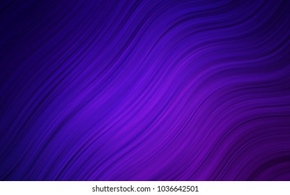 Light Purple vector background with abstract circles. Modern gradient abstract illustration with bandy lines. The best blurred design for your business.