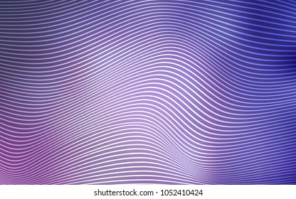 Light Purple vector background with abstract ribbons. Creative geometric illustration in Origami style with gradient. Brand-new design for your ads, poster, banner.