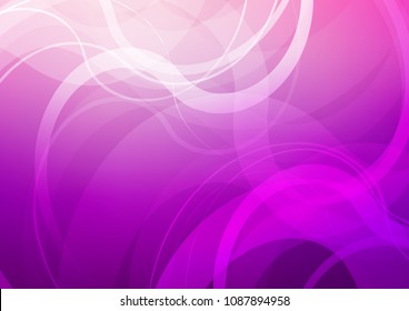 Light Purple vector background with abstract lines. Shining crooked illustration in marble style. The elegant pattern for brand book.
