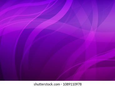 Light Purple vector background with abstract lines. Colorful illustration in abstract marble style with gradient. The elegant pattern for brand book.