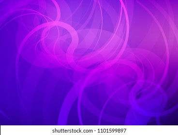 Light Purple vector background with abstract lines. Colorful illustration in abstract marble style with gradient. Textured wave pattern for backgrounds.