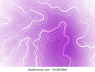 Light Purple vector background with abstract lines. A completely new color illustration in marble style. Marble design for your web site.