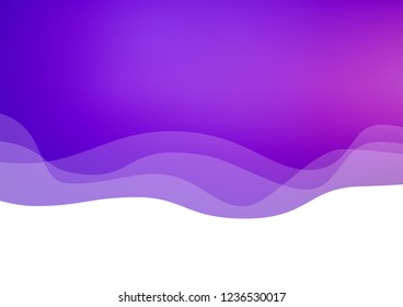Light Purple vector background with abstract lines. A completely new color illustration in marble style. New composition for your brand book.