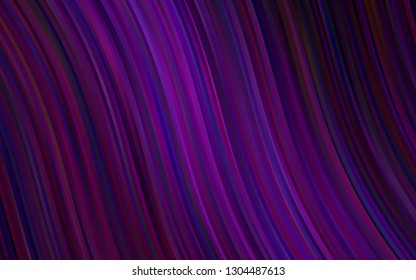 Light Purple vector background with abstract lines. A completely new color illustration in marble style. The template for cell phone backgrounds.