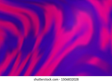 Light Purple vector background with abstract lines. Creative illustration in halftone marble style with gradient. Marble design for your web site.