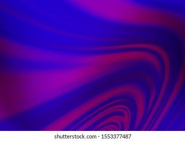 Light Purple vector background with abstract lines. Geometric illustration in marble style with gradient.  Textured wave pattern for backgrounds.