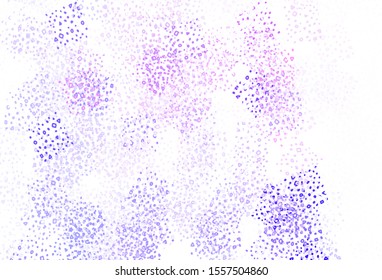 Light Purple vector background with abstract shapes. Decorative design in abstract style with random forms. Background for a cell phone.