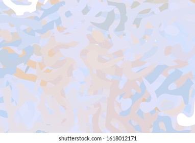 Light Purple vector background with abstract shapes. Decorative design in abstract style with random forms. Background for a cell phone.