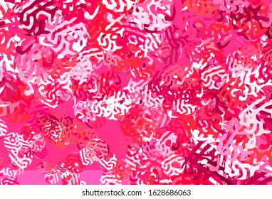 Light Purple vector background with abstract shapes. Simple colorful illustration with abstract gradient shapes. Background for a cell phone.