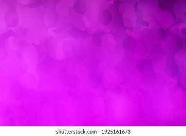 Light Purple vector background with abstract shapes. Illustration with colorful gradient shapes in abstract style. Elegant design for wallpapers.