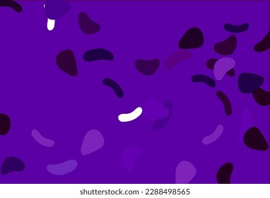 Light Purple vector background with abstract forms. Modern abstract illustration with colorful random forms. Best smart design for your business.