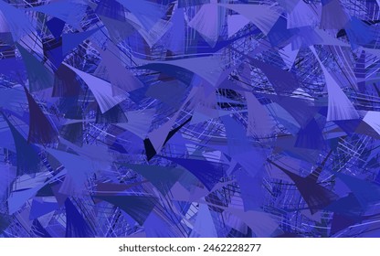 Light Purple vector background with abstract shapes.