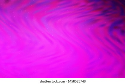Light Purple vector background with astronomical stars. Modern abstract illustration with Big Dipper stars. Smart design for your business advert.
