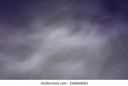 Light Purple vector background with astronomical stars. Modern abstract illustration with Big Dipper stars. Pattern for futuristic ad, booklets.