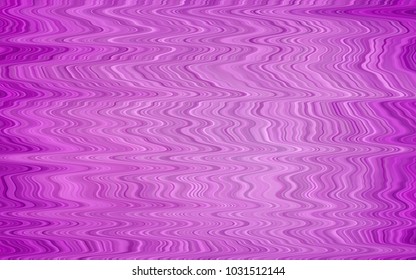 Light Purple vector background with bent lines. Colorful illustration in abstract marble style with gradient. Marble style for your business design.