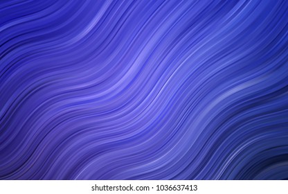 Light Purple vector background with bent ribbons. Modern gradient abstract illustration with bandy lines. The best blurred design for your business.