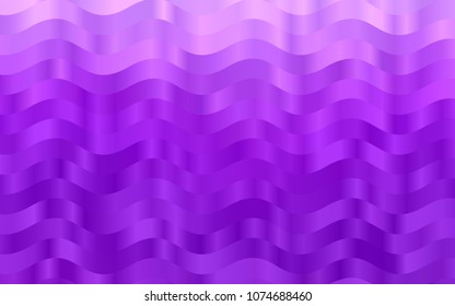 Light Purple vector background with bent lines. Creative illustration in halftone marble style with gradient. A new texture for your  ad, booklets, leaflets.