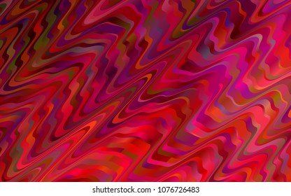 Light Purple vector background with bent lines. A completely new color illustration in marble style. The elegant pattern for brand book.